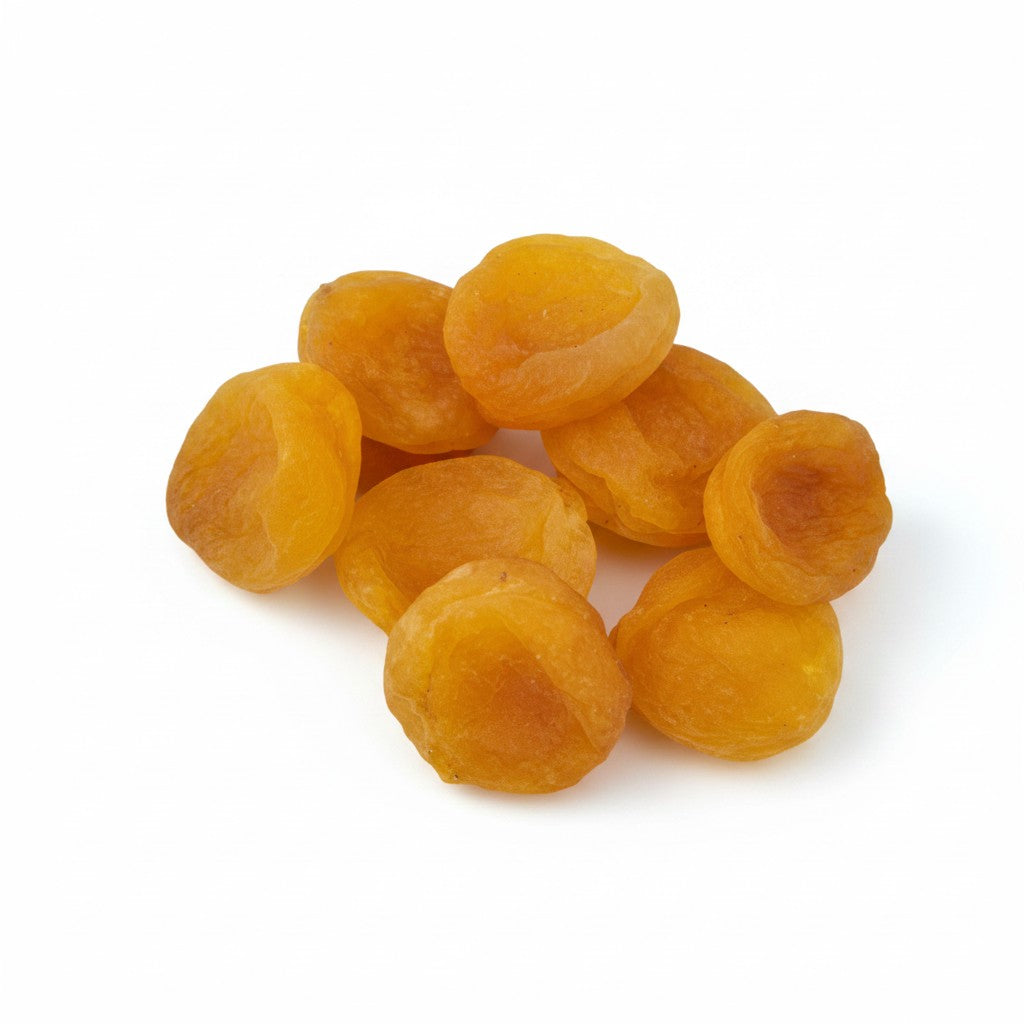 Asia Trade naturally dried pitted apricots from Uzbekistan, golden orange healthy snack without added sugar