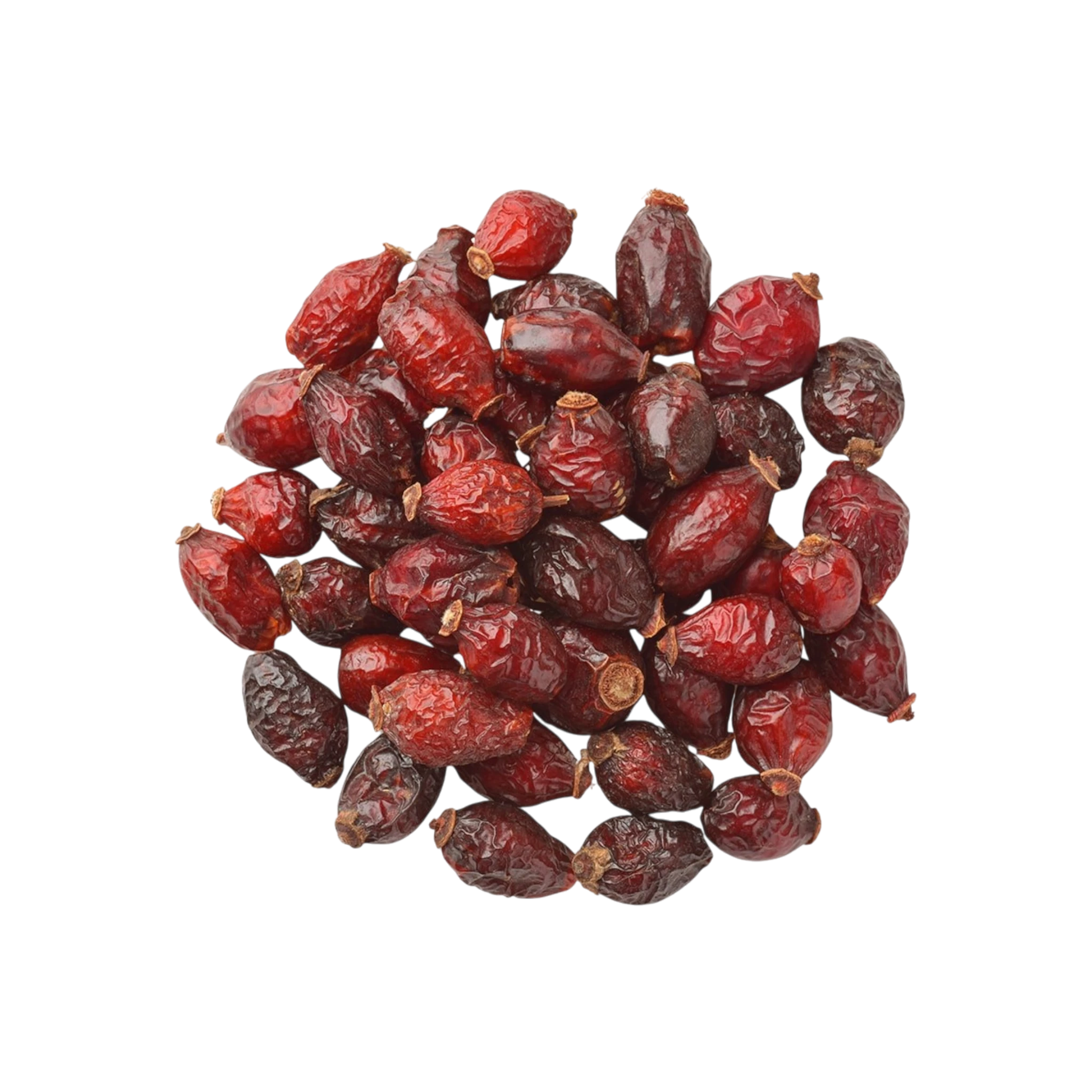 Asia Trade dried rose hips for herbal tea infusions, 250g pack of natural red rose buds from Uzbekistan.