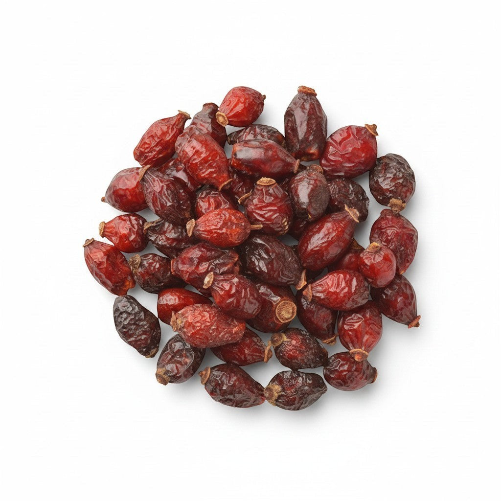 Asia Trade dried rose hips for tea infusion, 500g pack of natural red rose buds from Uzbekistan