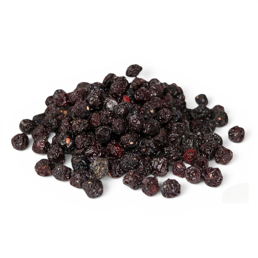 Asia Trade natural dried sour cherries with no added sugar, 300g pack from Uzbekistan