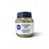 Asia Trade FLORIS dried blackcurrant leaf herbal tea in a clear plastic jar with a blue lid.