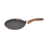 Asia Trade 20cm Granit Ultra pancake pan with non-stick speckled grey coating and ergonomic wood-effect handle
