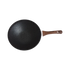 Asia Trade 28cm Granit Ultra wok pan with a black non-stick speckled surface and a wooden effect handle