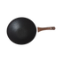 Asia Trade 28cm Granit Ultra wok pan with a black non-stick speckled surface and a wooden effect handle