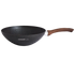 Asia Trade 28cm Granit Ultra wok pan with a black speckled non-stick surface and a wood-effect handle.