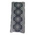 Asia Trade grey velvet Uzbek Korpacha mattress with traditional floral patterns and geometric border