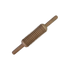 Asia Trade traditional handmade wooden pasta rolling pin with a unique grooved design for precise dough texture.
