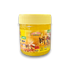 Asia Trade 100% natural honey-based muscle relief ointment in a 100ml yellow jar with bee and honeycomb graphics
