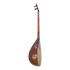 Asia Trade traditional Kazakh dombra string instrument with a polished wooden body and intricate soundboard design