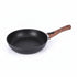 Asia Trade 28cm Kukmara Granit Ultra non-stick frying pan with a detachable wood-effect handle on a white background.