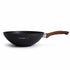 Asia Trade KUKMARA 30cm Granit Ultra non-stick wok pan with a dark speckled finish and ergonomic wood-look handle.