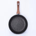 Asia Trade 24cm Kukmara cast aluminum non-stick frying pan with Ultra Granit coating and wood-effect detachable handle