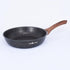 Asia Trade Kukmara 24cm cast aluminum non-stick frying pan with granite coating and detachable wood-effect handle