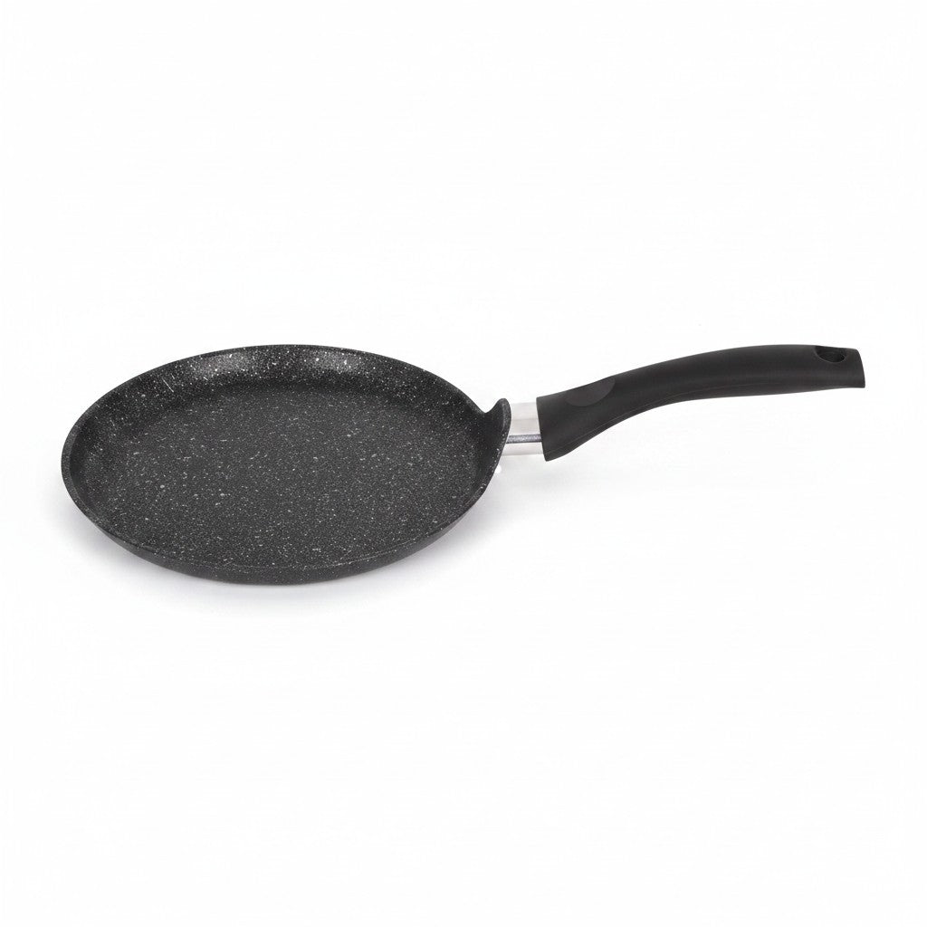 Asia Trade Kukmara 22cm marble non-stick pancake pan with ergonomic handle for induction and gas stovetops