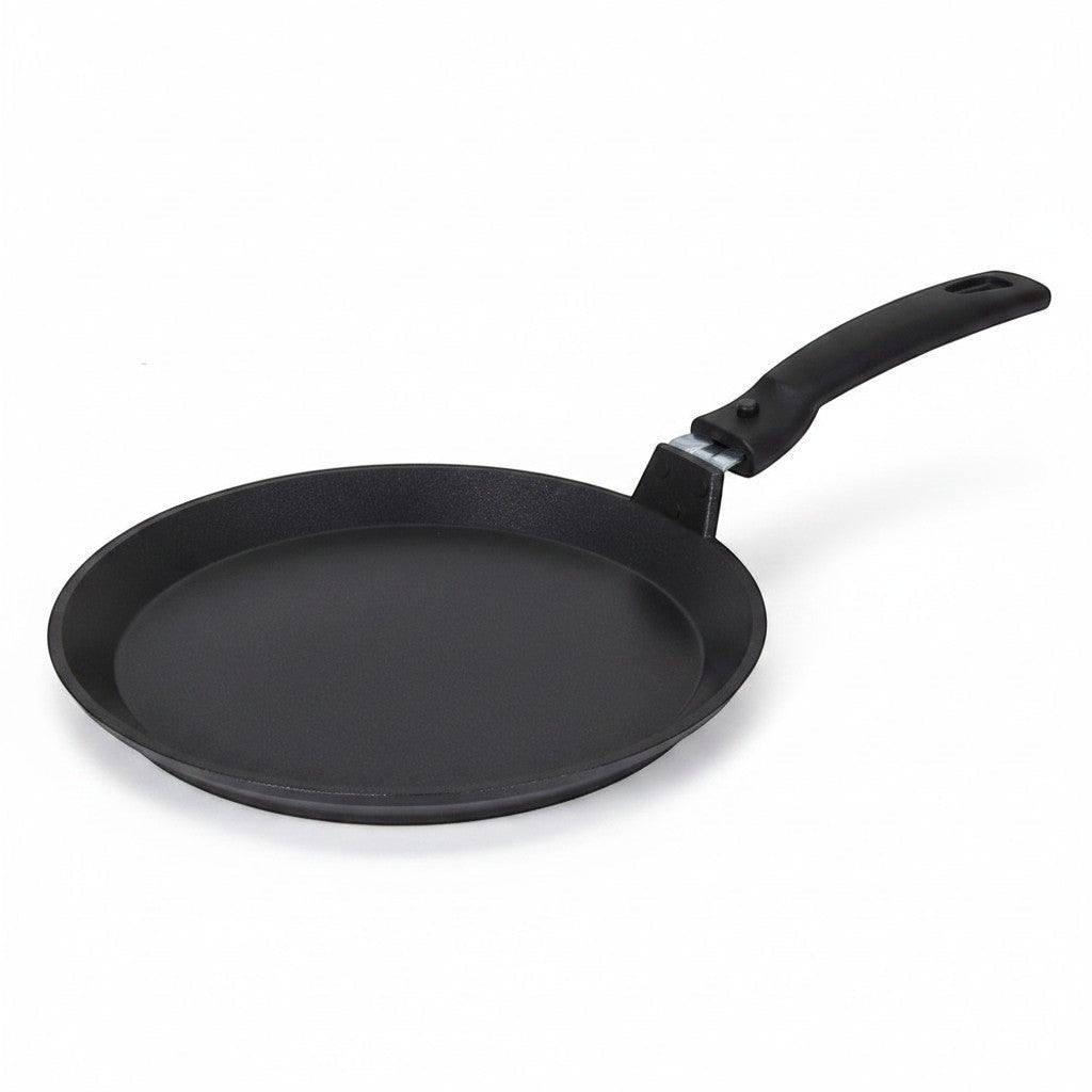 Asia Trade Kukmara 25cm non-stick pancake pan made of cast aluminum with a detachable bakelite handle
