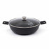 Asia Trade Kukmara 30cm non-stick saute pan with glass lid and removable handles, made of cast aluminum