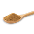Asia Trade meat spice blend on a wooden spoon, featuring black pepper, paprika, cumin, and coriander.