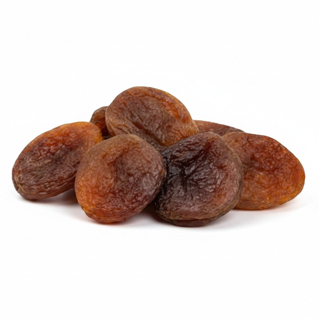 Asia Trade natural sun-dried Uzbek brown apricots, pitted and fleshy, 400g pack