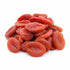 Asia Trade natural sun-dried Uzbek apricots, dark orange, pitted, fleshy, and preservative-free dried fruit.