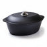 Asia Trade 4-liter oval non-stick roaster pot with lid for oven and stovetop cooking