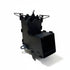 Asia Trade Rocket D2 portable steel camping stove in black, featuring a compact vertical design for efficient cooking.