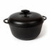 Asia Trade SITON 4-liter black cast iron pot with lid, suitable for induction and all heat sources.