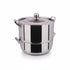 Asia Trade 38cm stainless steel multi-tier steamer pot for manti and vegetables with metal lid