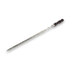 Asia Trade 58cm stainless steel barbecue skewer with a dark wooden handle and twisted metal detail