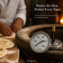 Asia Trade professional tandoor thermometer with a stainless steel dial measuring up to 500 degrees Celsius