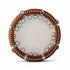 Asia Trade professional 39cm Uzbek doira frame drum with wooden frame, skin head, and metal jingle rings.
