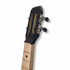 Asia Trade small Uzbek rubab string instrument headstock with black finish and metal tuning pegs