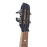 Asia Trade small Uzbek Rubab string instrument headstock with black finish and metal tuning pegs