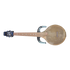 Asia Trade small Uzbek Rubab string instrument with a wooden body, skin soundboard, and blue headstock.