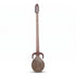 Asia Trade traditional Uzbek rubab string instrument with a wooden body and long neck on a white background
