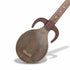 Asia Trade traditional Uzbek Rubab string instrument with a wooden body and distinctive curved side horns