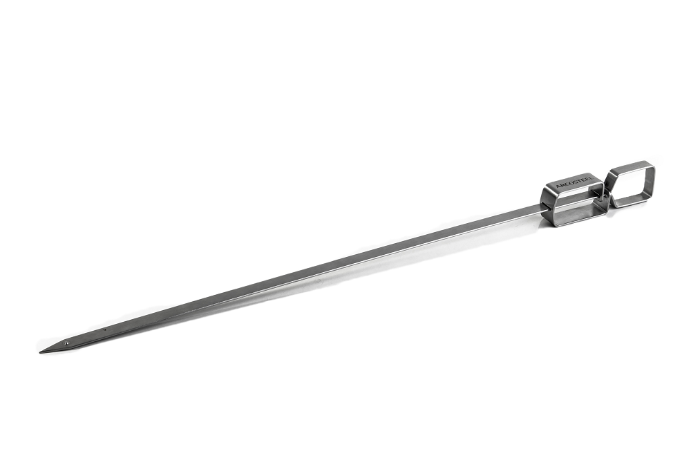 שיפוד נירוסטה עם פושר 45*1 ס"מ ARCOSTEEL