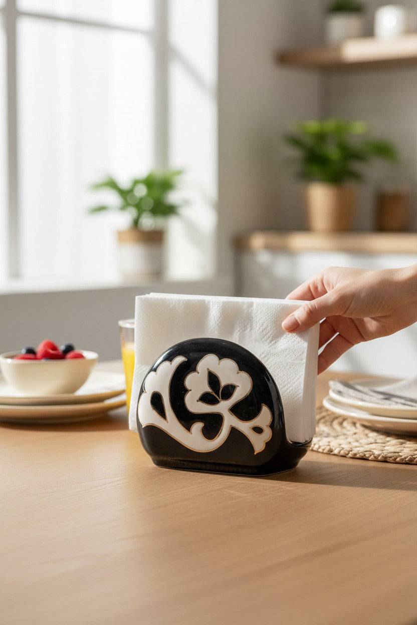 מחזיק מפיות מעוטר דגם Pachta Gul