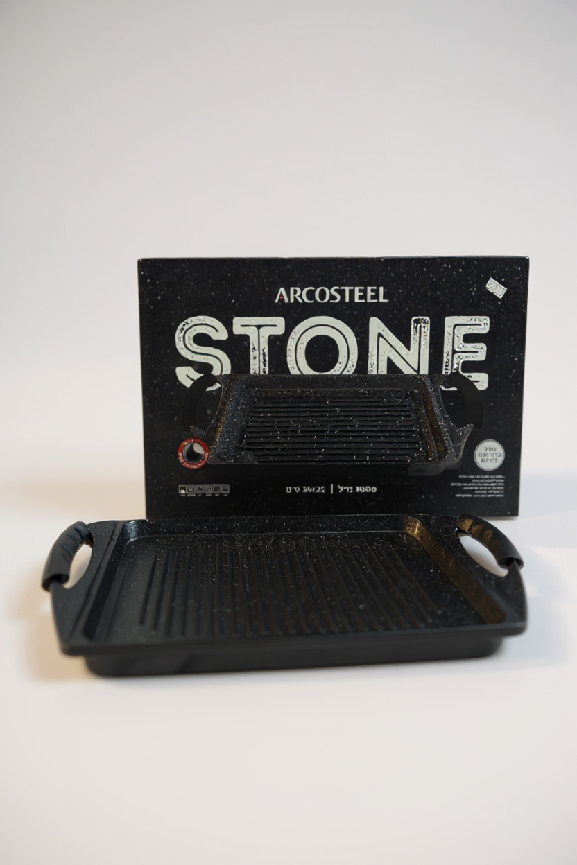 פלטת גריל אינדוקציה אדוני סטון 26/34 ס”מ ARCOSTEEL