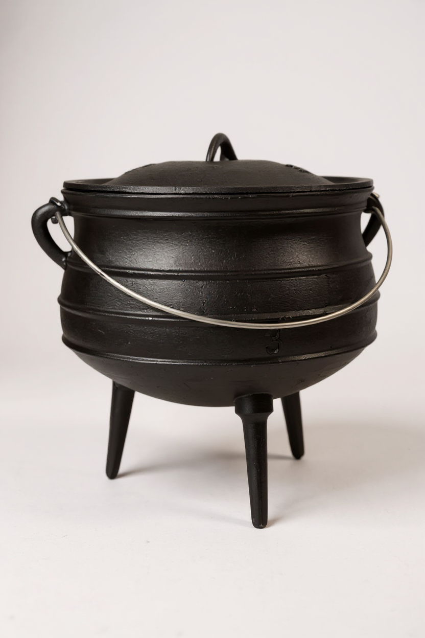 סיר פויקה יציקת ברזל מידה 3 - 8 ליטר