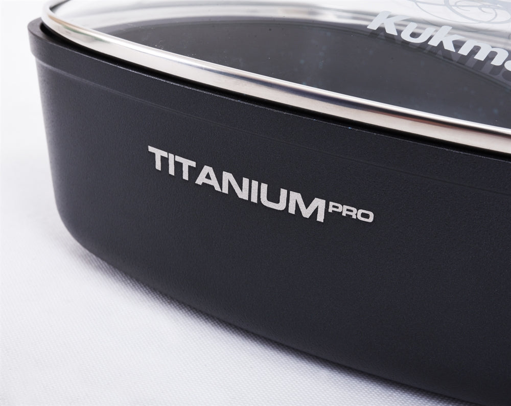 סיר סוטז' מרובע 5 ליטר "Titanium pro"-שחור