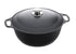 סיר לבישול בצבע שחור עם מכסה 5ל'