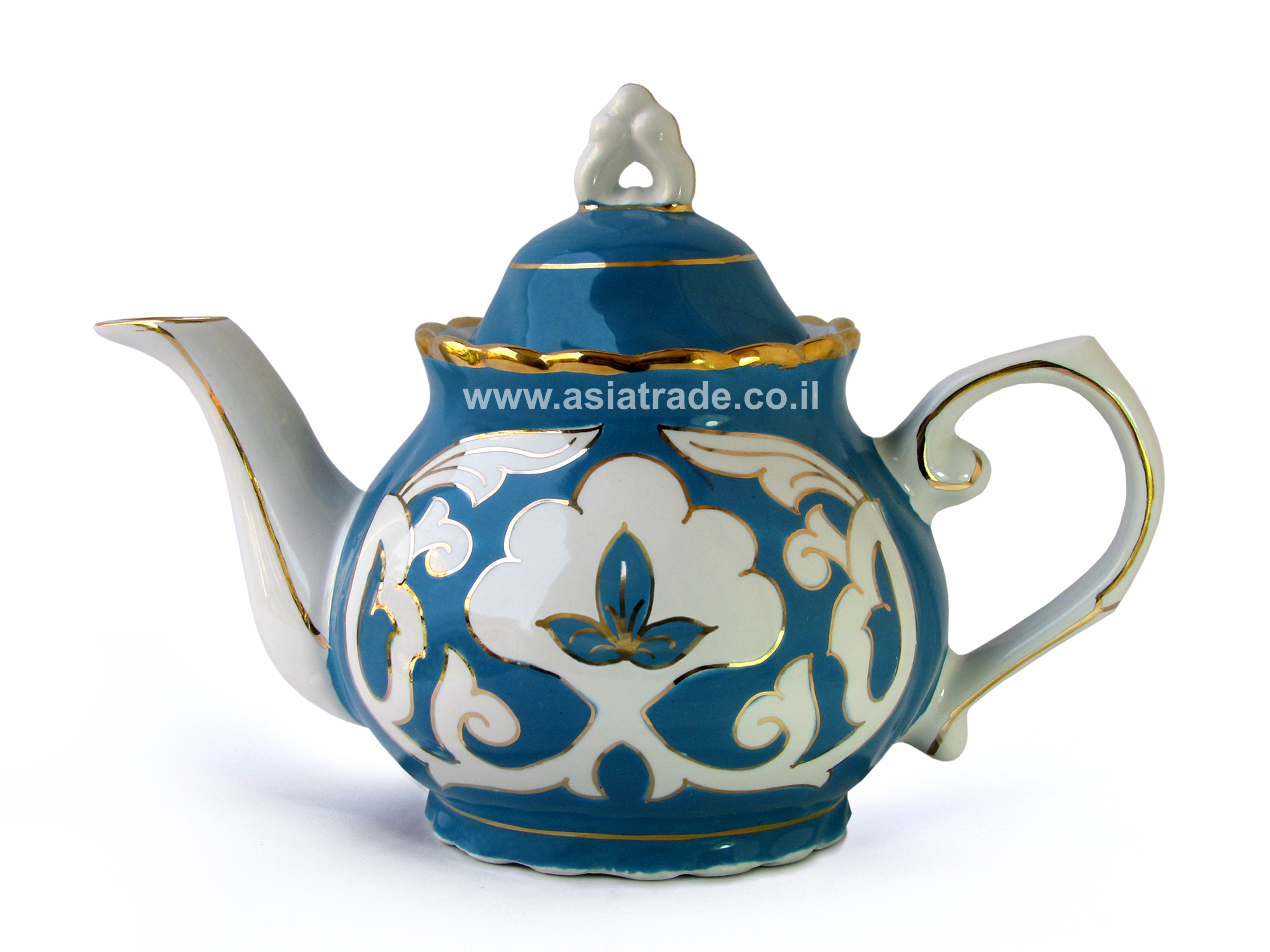 קומקום מסורתי בצבע טורקיז 1.1 ליטר