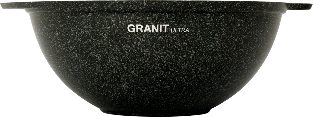 Казан для плова 4,5л со стеклянной крышкой, АП линия «Granit Ultra»