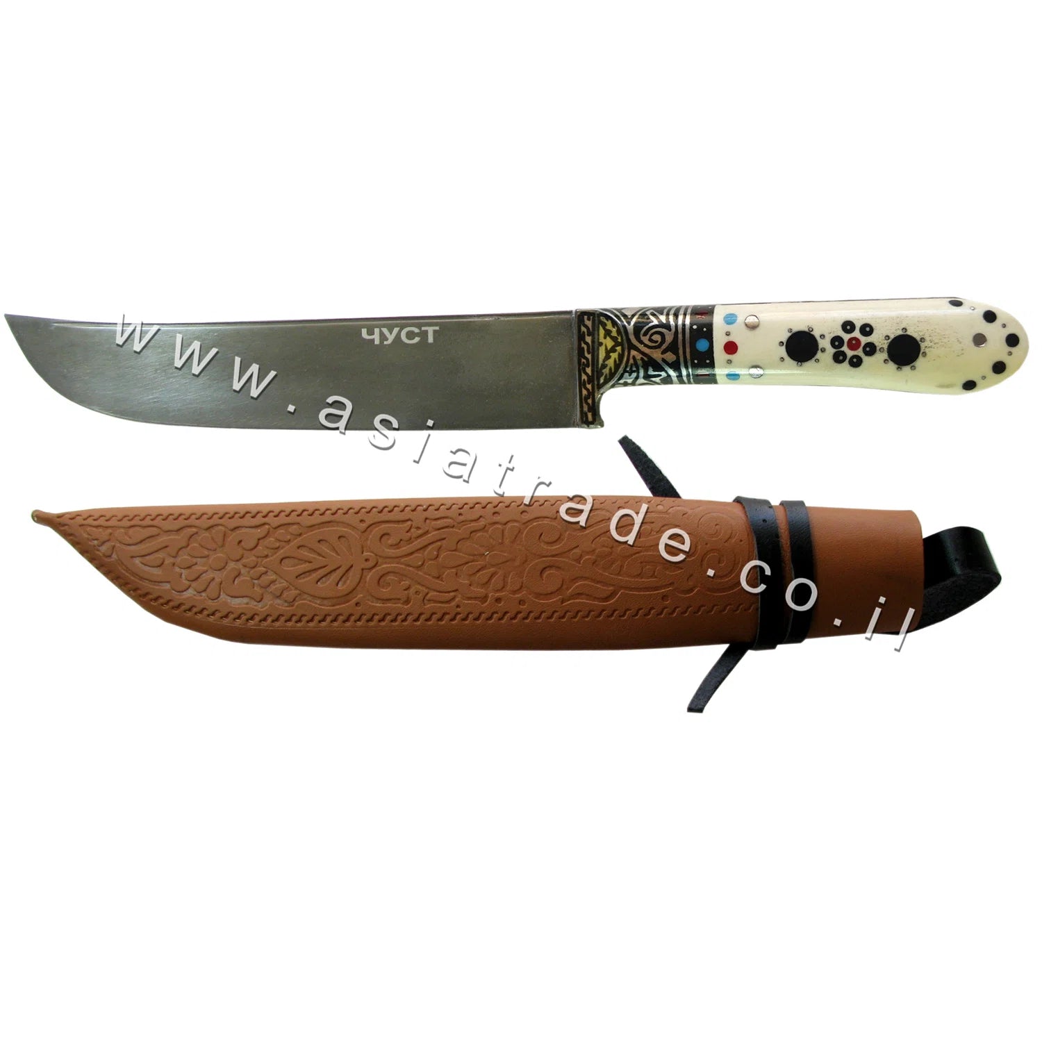 CHUST 1113 -  סכין אוזבקי עבודת יד