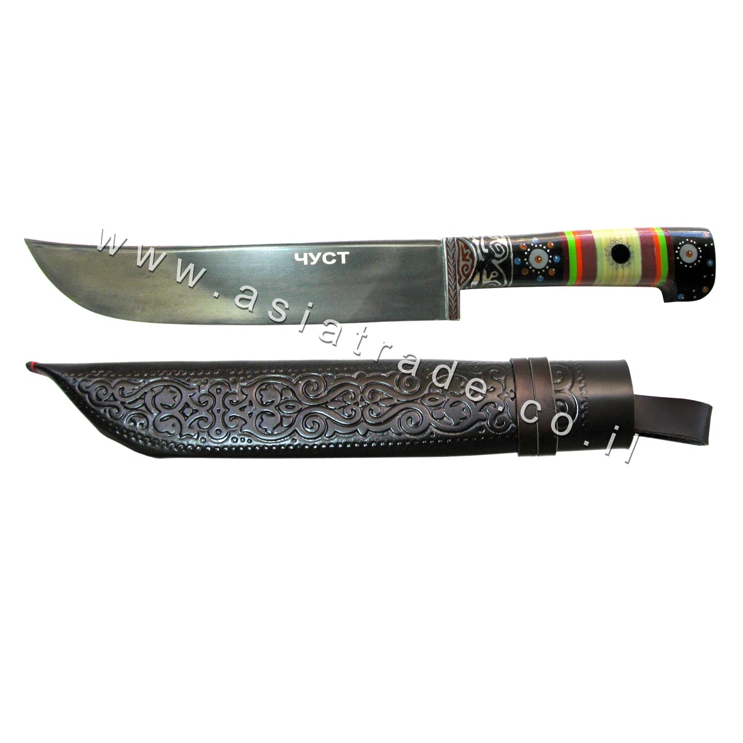 CHUST 1117-  סכין אוזבקי עבודת יד