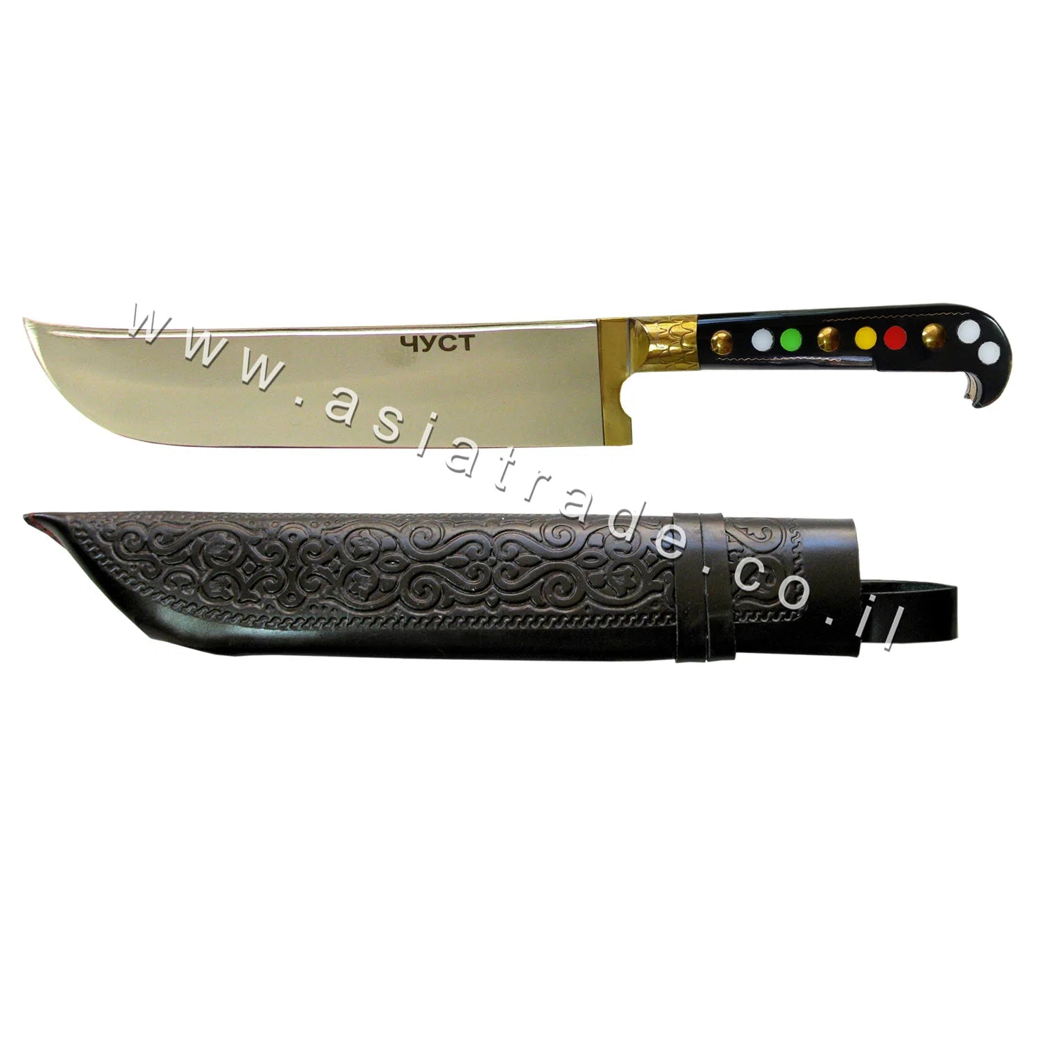 CHUST 1118-  סכין אוזבקי עבודת יד