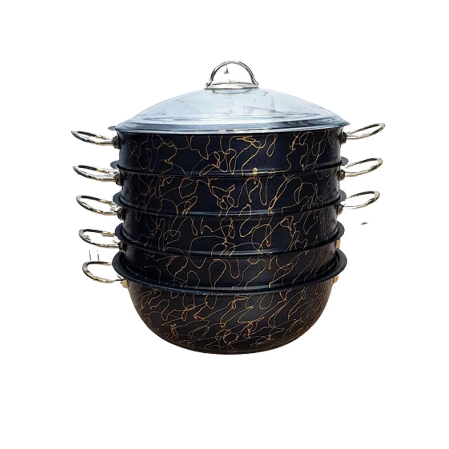 סיר אידוי למנטי 30 ס"מ GRANIT-מתאים לאינדוקציה