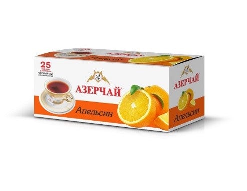 1/25-AZERCHAY תה בטעם תפוז